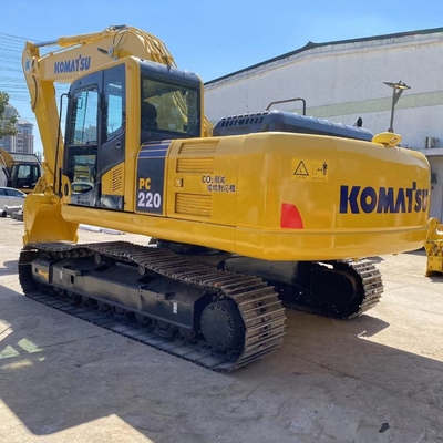 Гидравлический копальщик-крейлер Yellow Komatsu PC220 экскаватор с низким расходом топлива