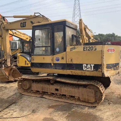 Низкие рабочие часы CAT E120B Экскаватор для полёта Использованный экскаватор в хорошем состоянии