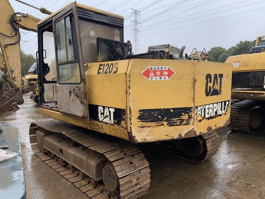 Низкие рабочие часы CAT E120B Экскаватор для полёта Использованный экскаватор в хорошем состоянии