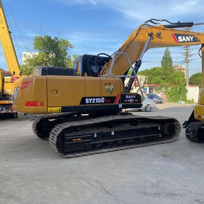 Использованный экскаватор Sany SY215C Digger с 0-2000 рабочими часами в Шанхае Outong Machinery