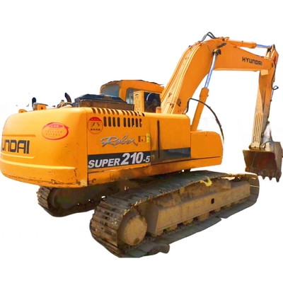 В хорошем состоянии Подержанный Hyundai 210-5 Экскаватор Crawler Подержанный Digger Оригинал Корея