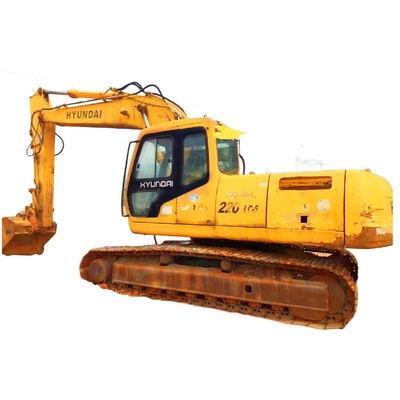 Корейский оригинальный 22 тонны Hyundai 220LC-5 подержанный скалистый копальщик с хорошей производительностью