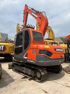 Оригинальная краска DOOSAN DX80-9C колесный гидравлический экскаватор на складе в для строительства