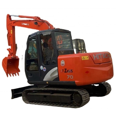 Использованный оригинальный японский экскаватор Hitachi zx70 с двигателем EPA и дизайном Crawler