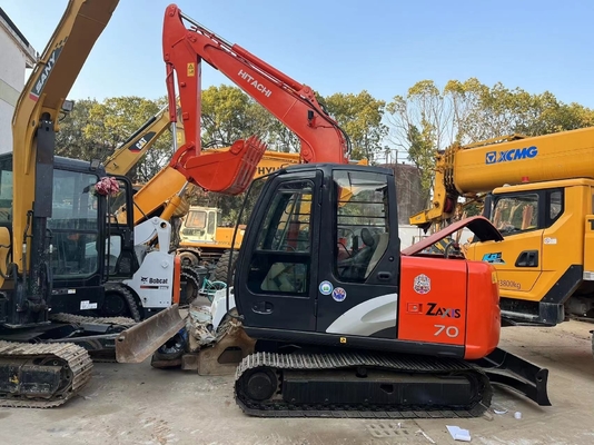Использованный оригинальный японский экскаватор Hitachi zx70 с двигателем EPA и дизайном Crawler