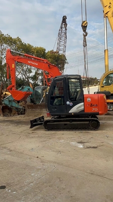 Использованный оригинальный японский экскаватор Hitachi zx70 с двигателем EPA и дизайном Crawler