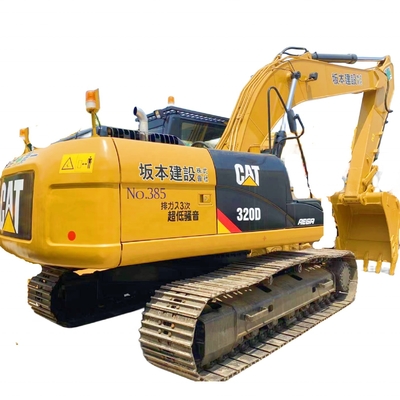 23000 кг использованный экскаватор CATERPILLAR 320D в оригинальной краске из Японии