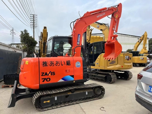 7T Mini Digger Hitachi zx70 Crawler Mini Excavator с двигателем EPA Использованный оригинальный Япония