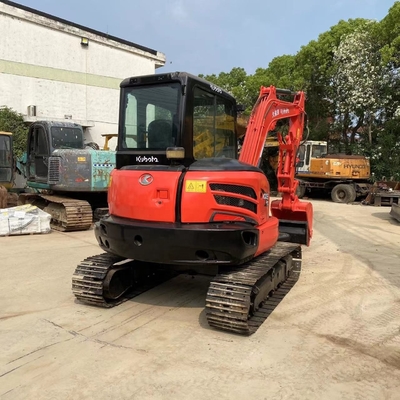 Низкий рабочий час 6тонный экскаватор KUBOTA KX165-5 оригинальный из Японии гидравлический мини-экскаватор
