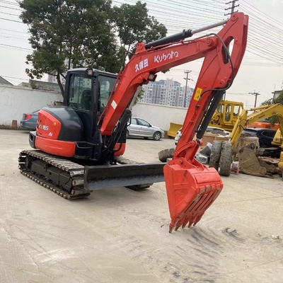 Низкий рабочий час 6тонный экскаватор KUBOTA KX165-5 оригинальный из Японии гидравлический мини-экскаватор