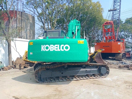 Япония Использованный экскаватор Kobelco SK200 с оригинальной краской и гидравлическим клапаном Liyuan