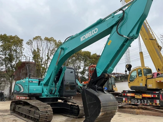 Использованный кашильщик Kobelco SK210LC с оригинальной краской и гидравлическим насосом Liyuan из Японии
