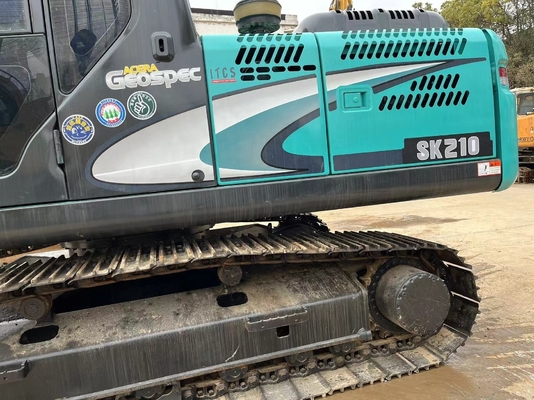Использованный кашильщик Kobelco SK210LC с оригинальной краской и гидравлическим насосом Liyuan из Японии