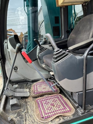 Использованный кашильщик Kobelco SK210LC с оригинальной краской и гидравлическим насосом Liyuan из Японии