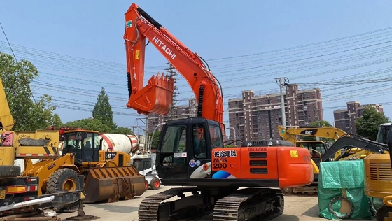 Использованный экскаватор Hitachi ZX200-3G с мощностью 112 кВт и рабочими часами 0-2000
