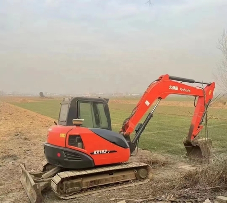 Подержанный экскаватор Kubota KX183-3 с японским двигателем и гидравлическим цилиндром Liyuan