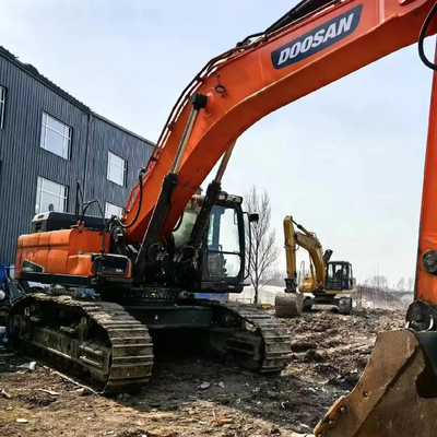 Использованный экскаватор Doosan DX500LC с двигателем Doosan