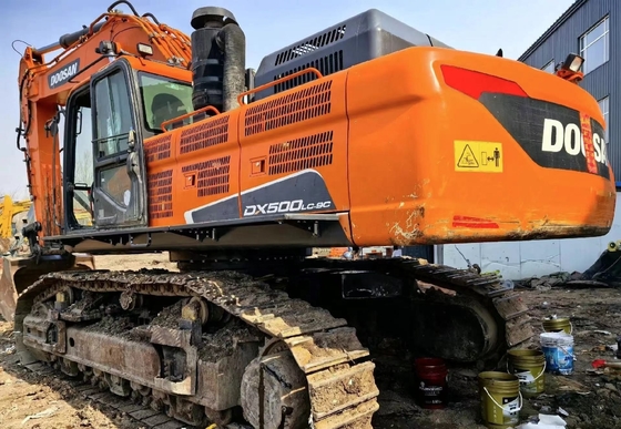 Использованный экскаватор Doosan DX500LC с двигателем Doosan