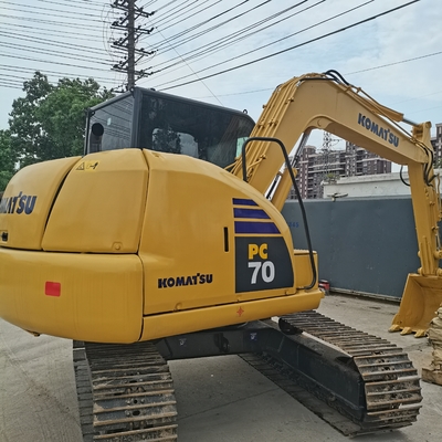 Отличное состояние Подержанный экскаватор Komatsu PC70 7Тонный экскаватор по доступной цене