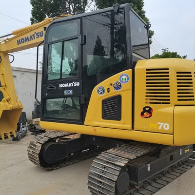 Отличное состояние Подержанный экскаватор Komatsu PC70 7Тонный экскаватор по доступной цене