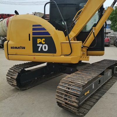 Отличное состояние Подержанный экскаватор Komatsu PC70 7Тонный экскаватор по доступной цене