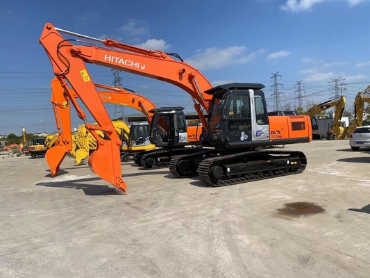 Использованный японский экскаватор Hitachi ZX200 Crawler с емкостью ведра 3M3 на продвижении