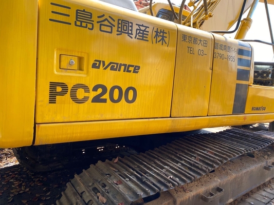 Год 2021 Использованный экскаватор Komatsu PC200 20TON Crawler Excavator с оригинальной краской