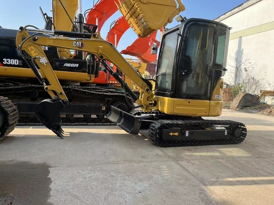 Желтый CAT 303.5 Подержанный экскаватор с японским двигателем в хорошем состоянии