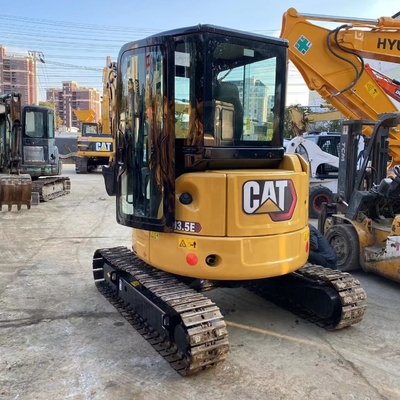 Желтый CAT 303.5 Подержанный экскаватор с японским двигателем в хорошем состоянии