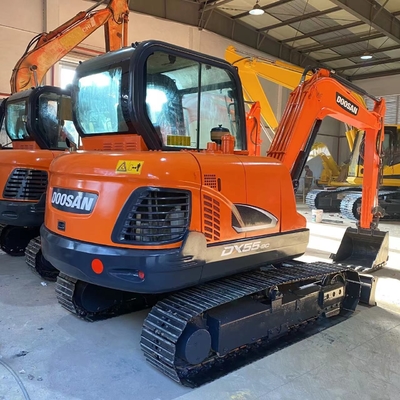 2022 Doosan DX55-9C Подержанный гидравлический копальщик с оригинальным гидравлическим клапаном