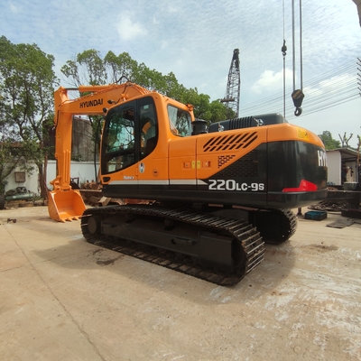 220LC Подержанный экскаватор Hyundai Crawler на складе с другим гидравлическим насосом