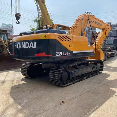 220LC Подержанный экскаватор Hyundai Crawler на складе с другим гидравлическим насосом
