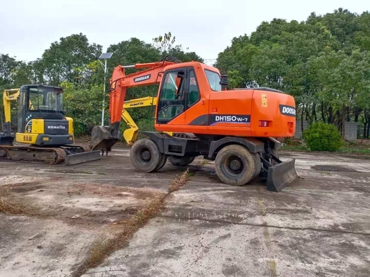 Высокоэффективный экскаватор Doosan DH150W-7 с японским двигателем
