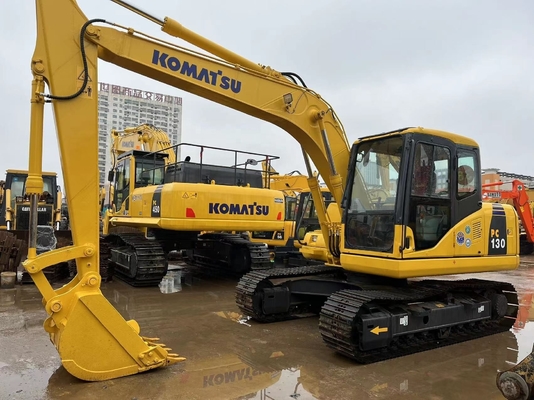 Япония Оригинальный использованный Komatsu PC130-7 13-тонный мини-экскаватор с 0-2000 рабочими часами