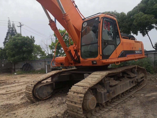 Использованный экскаватор Doosan DX500LC с оригинальной краской и хорошим состоянием