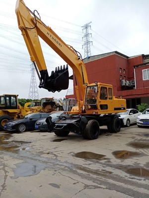 Подержанный экскаватор на колесах Doosan DH150W-7 Подержанный экскаватор Doosan