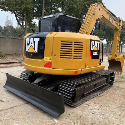 Хорошо ухоженный использованный экскаватор Caterpillar CAT 308E с оригинальным цветом