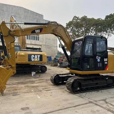 Хорошо ухоженный использованный экскаватор Caterpillar CAT 308E с оригинальным цветом
