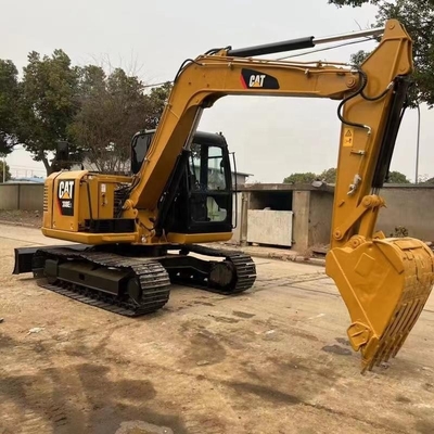 Хорошо ухоженный использованный экскаватор Caterpillar CAT 308E с оригинальным цветом