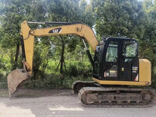 CAT 308E Использованный мини-экскаватор CAT двигатель Использованная рабочая масса 8ТОН