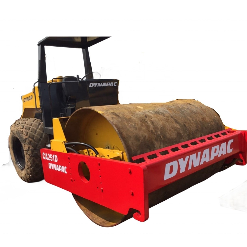 Использованный дорожный ролик Dynapac CA251D 15тон в Японии с двигателем EPA и оригинальной краской