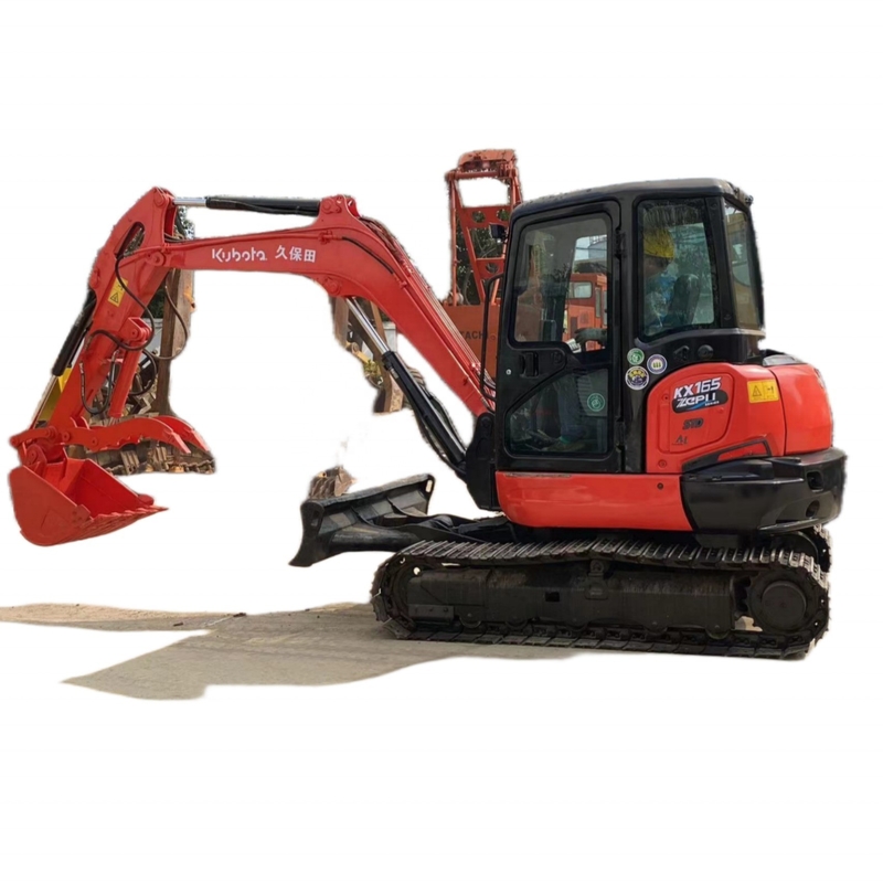 Экскаватор для полёта использованный оригинальный японский 6T Kubota KX165-5 В хорошем состоянии