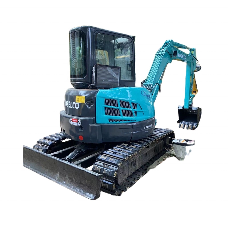 Оригинальный японский экскаватор Kobelco SK55 в хорошем состоянии для ферм в Шанхае