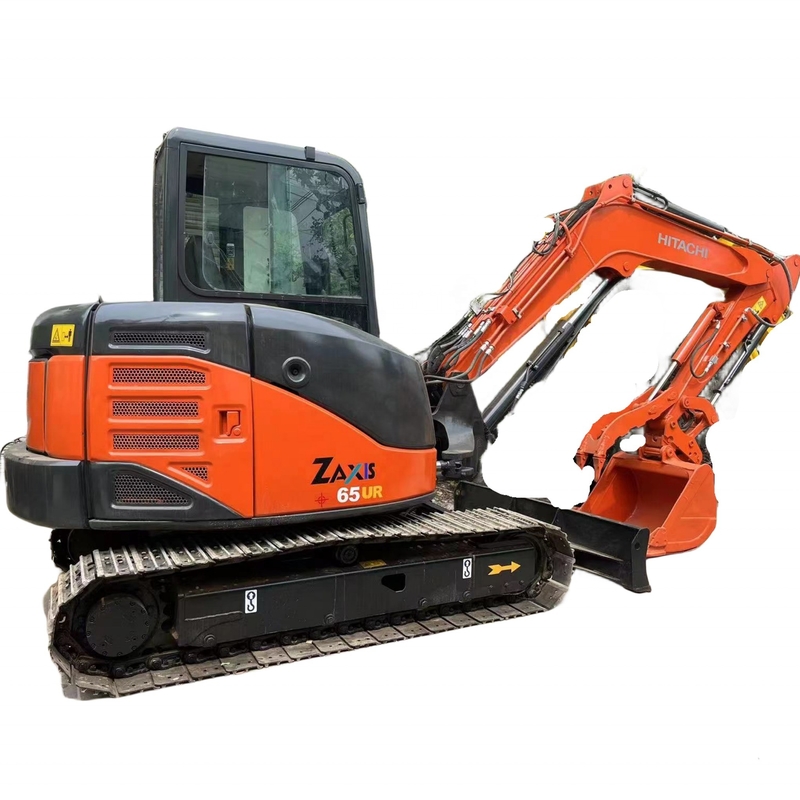Подержанный экскаватор Hitachi zx65ur с емкостью 0.1 м3 в хорошем состоянии