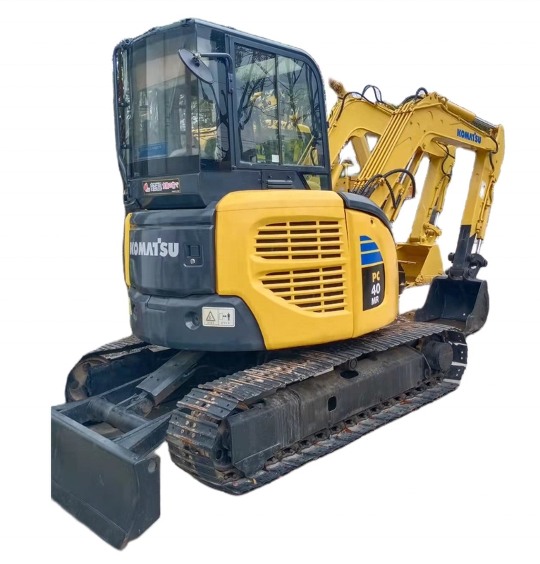 В хорошем состоянии использованный копальщик Komatsu PC40 с двигателем EPA и емкостью 4500 кг