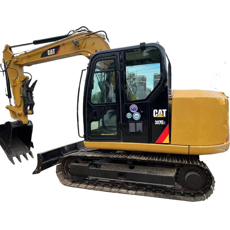 Оригинальная тракторная машина использованный кассир CAT 307E2 мини экскаватор с клапаном Liyuan