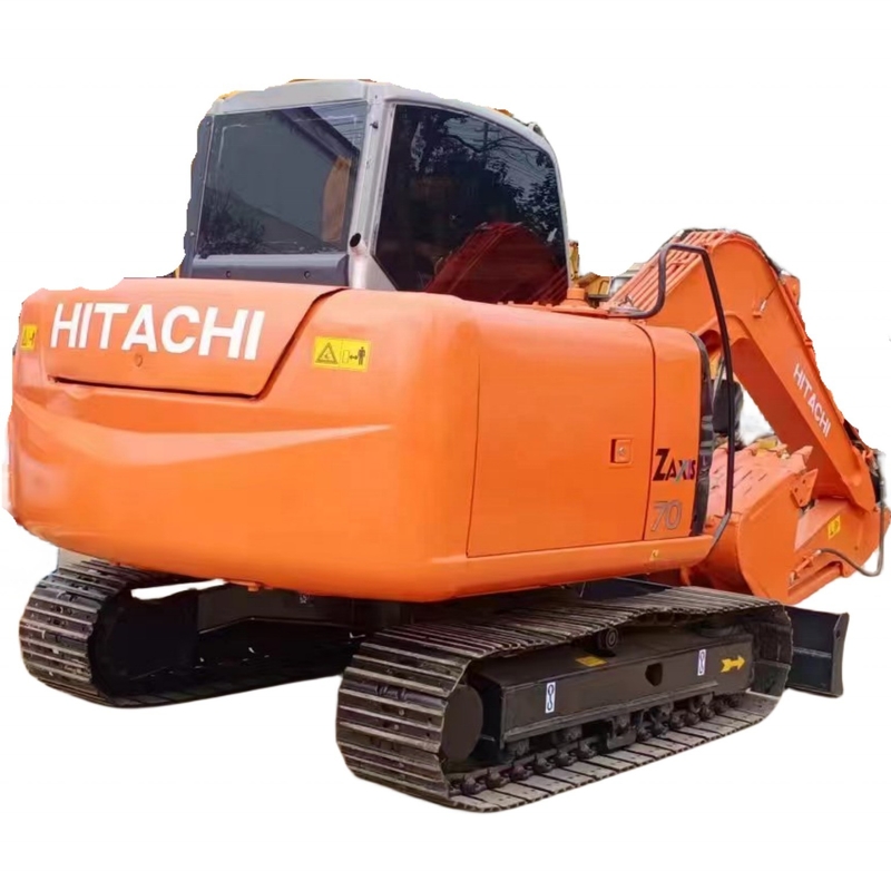 Hitachi ZX70 Использованный экскаватор из Японии с двигателем HINO и гидравлическим цилиндром Liyuan