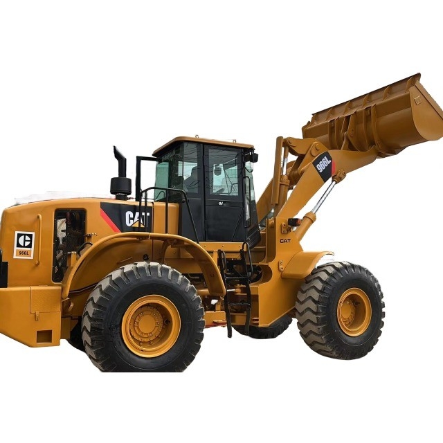 Оригинальный цвет Использованный CAT Caterpillar 966L Передний погрузчик Земляные машины
