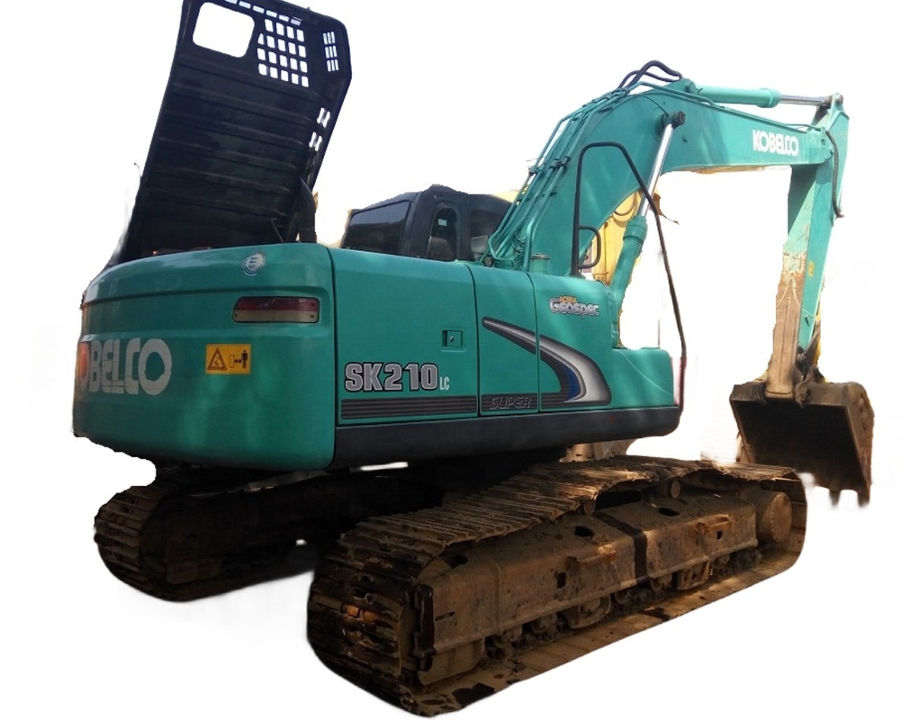 Использованный экскаватор Kobelco SK210LC Япония оригинальный трактор с низким расходом топлива