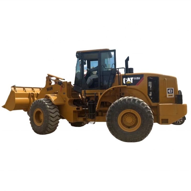 Двигающийся тип колеса Япония Использованный Caterpillar 966H колесный погрузчик и Денисон гидравлический насос